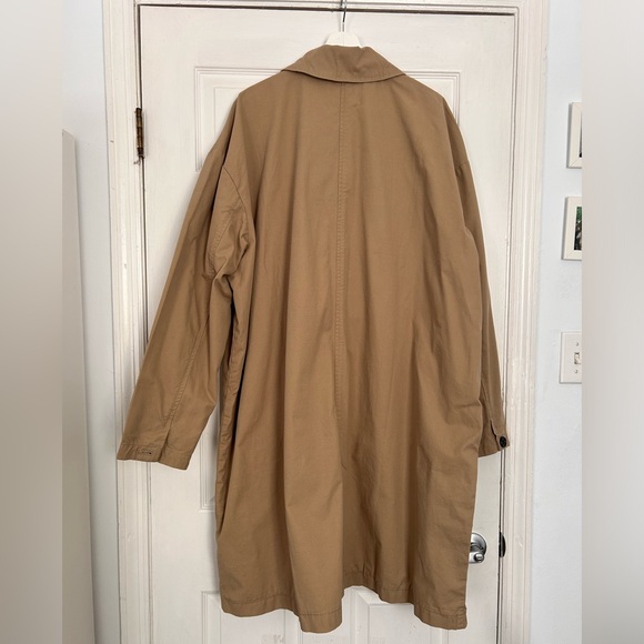 NWT Weekday Men’s Matty Oversized Trench Coat - Picture 3 of 5
